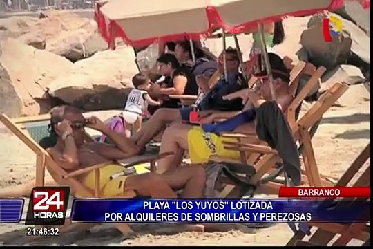 Aseguran que comerciantes que alquilan sombrillas en playa “Los Yuyos” cuentan con autorización municipal