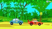 The Police car Vs BAD CARS Battle - Service Vehicles - Cars & Trucks for Kids