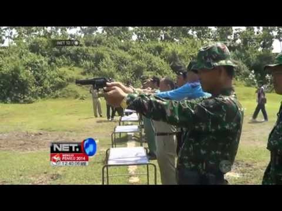 NET12-Jelang Pemilu, Gabungan Personel TNI dan Polri Berlatih Menembak