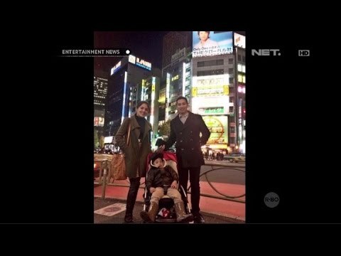 Nindy liburan ke Jepang bersama keluarga