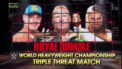 John Cena vs Brock Lesnar vs Seth Rollins - Royal Rumble 2015 - Official Promo