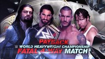 Dean Ambrose vs Seth Rollins vs Roman Reigns vs Randy Orton - PayBack 2015 - Official Promo