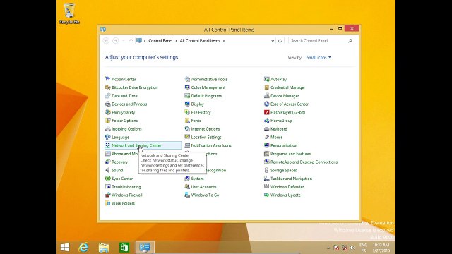 Networking- Configure IP address, Gateway, DNS manually or by DHCP in Windows 8.1