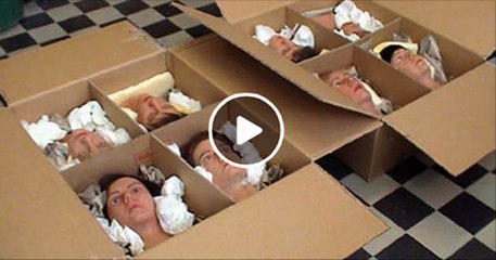 Heads at Chicago Airport in US