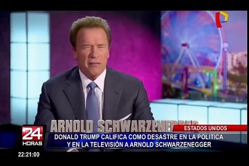 Donald Trump critica a Arnold Schwarzenegger