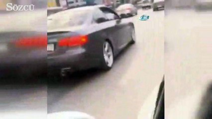 E-5’te tehlikeli şov