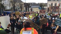 90 personnes manifestent pour l'école Henri-Matisse