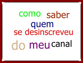 como saber quem se desinscreveu do meu canal do youtube