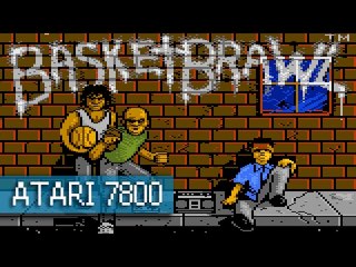 Basketbrawl - Atari 7800 (1080p 60fps)