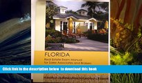 [Download]  Florida Real Estate Exam Manual for Sales Associates and Brokers 36th Edition By Linda
