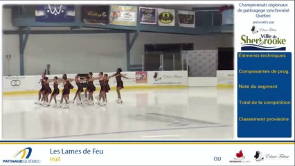 Championnats régionaux de patinage synchronisé 2017 de la section Québec - Centre Eugène-Lalonde (89)