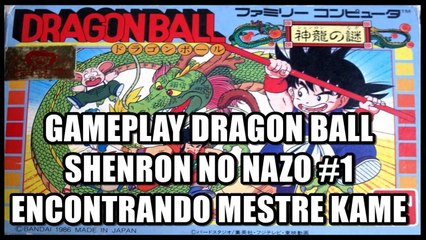 Gameplay - Dragon Ball Shenron no Nazo #1 (Encontrando Mestre Kame)