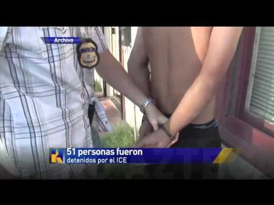 51 detenidos durante operativo de ICE