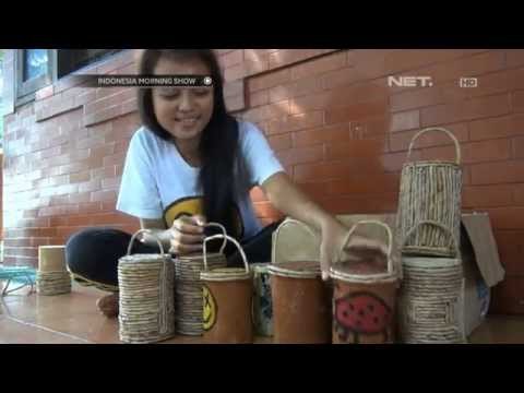IMS - Celengan Unik dari Karton Bekas dan Pelepah Pisang