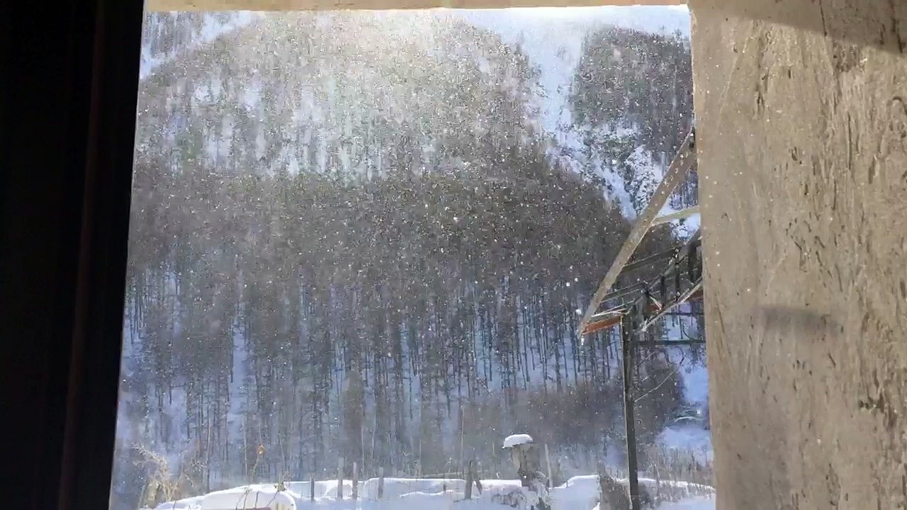 tourmente à fontgillarde après la neige