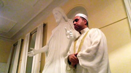 Metin Demirtas. Kilisede de ezan. Kaldet til bøn i Stefanskirken, Nrrebro. Dinler Aras Diyalog. DK