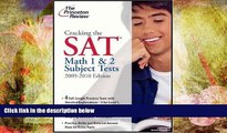 PDF [FREE] DOWNLOAD  Cracking the SAT Math 1   2 Subject Tests, 2009-2010 Edition (College Test