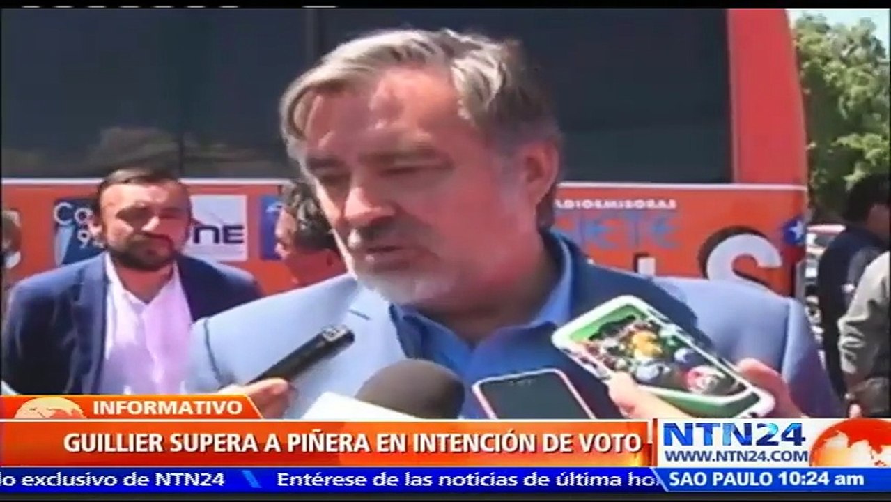 Alejandro Guillier supera por primera vez en las encuestas a Sebastián Piñera de cara a las elecciones presidenciales en