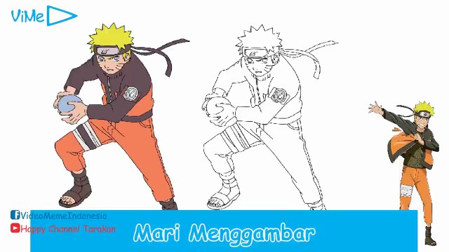 Cara Menggambar Uzumaki Naruto Video Onlajn Ieso Ru