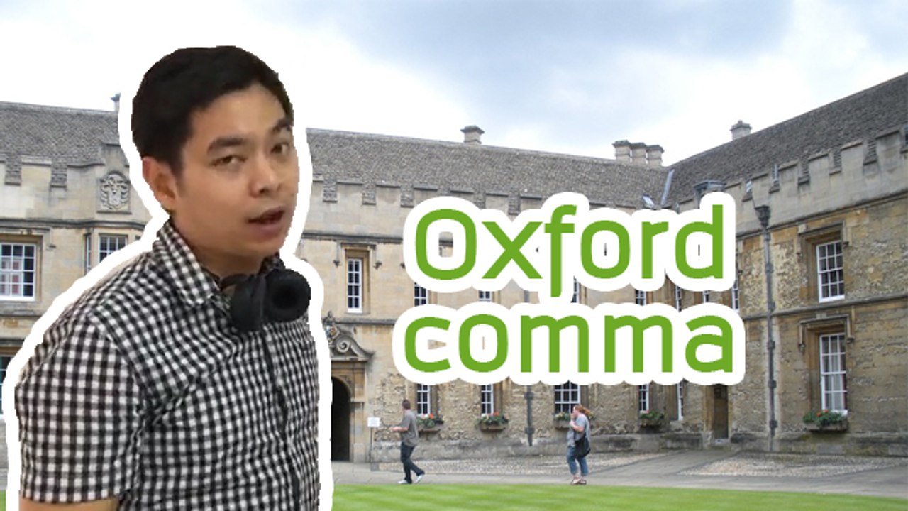 Oxford comma (Serial comma) by Ajarn Pie