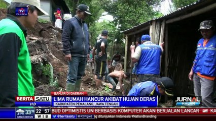 Lima Rumah di Kabupaten Pemalang Hancur Akibat Hujan Deras