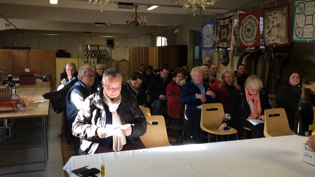 Vins et grands crus aux enchères