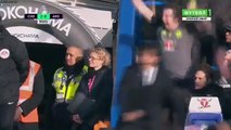 La joie démesurée d'Antonio Conte après le but d'Eden Hazard