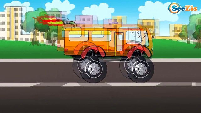 ✔ Çizgi Film. Monster Truck, Yarış arabası. Akıllı arabalar. Türkçe izle. Çocuklar için arabalar ✔