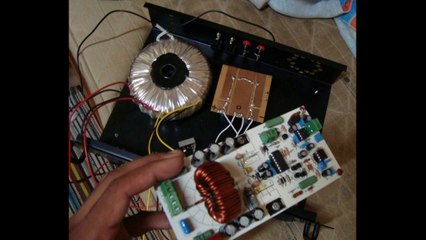 amplificador caseiro placa triell