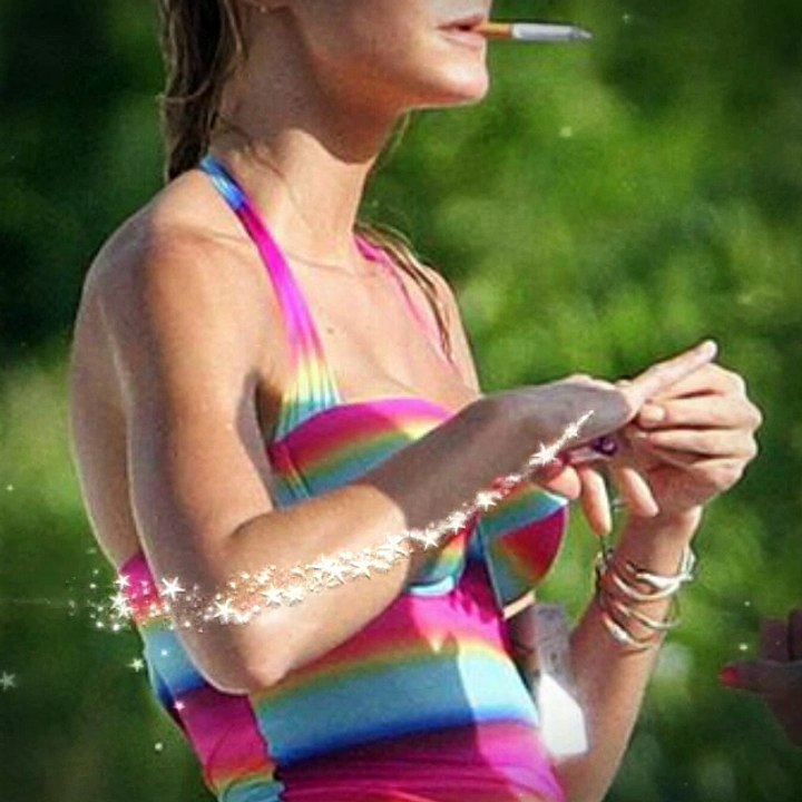 Models With Cigarette