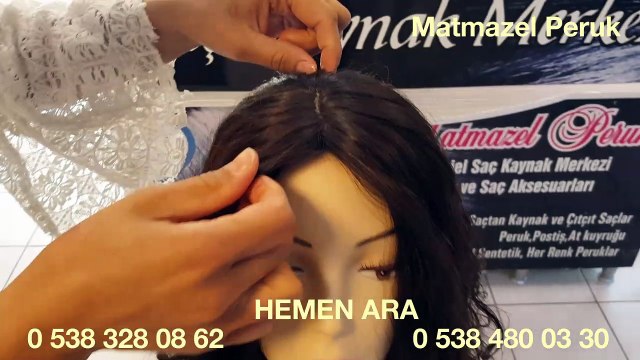 Ankara'da Gerçek Saç Peruk İstediğiniz Renkte,Gürlükte,Uzunlukta Matmazel Peruk Farkıyla