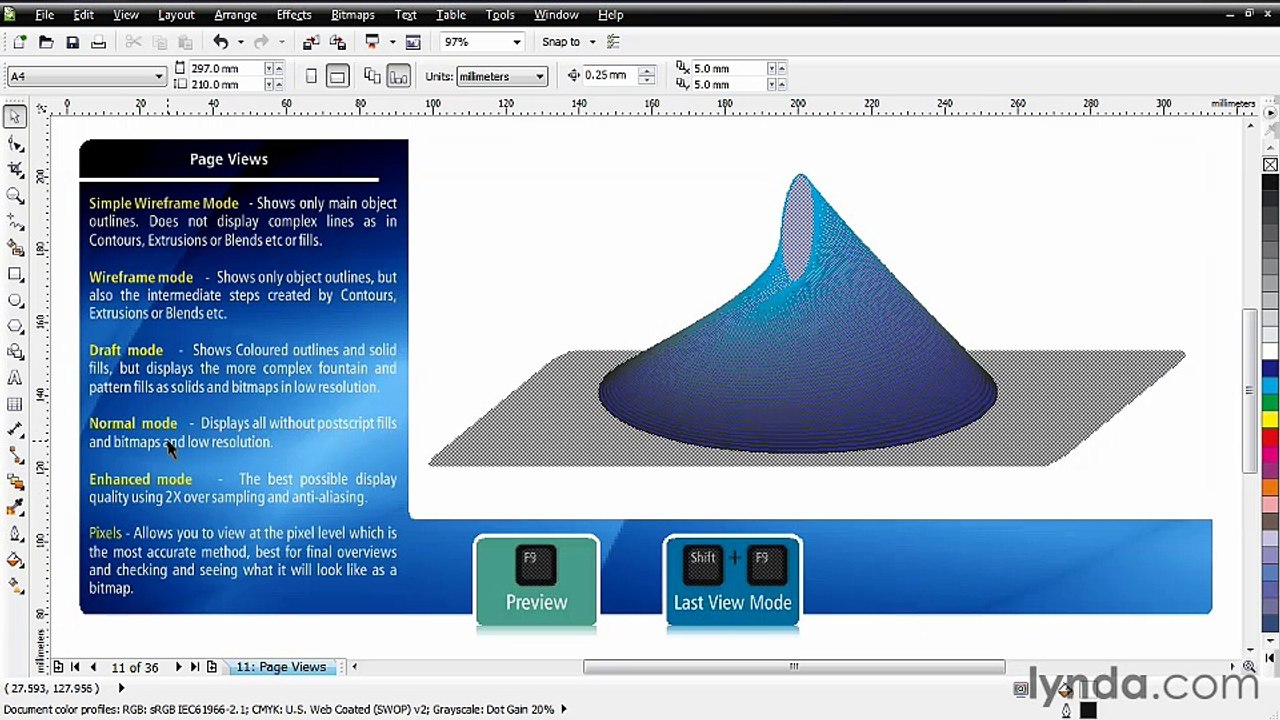 CorelDRAW Essential Training - Understanding page views