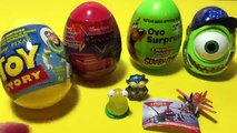 Abrindo Ovos Surpresas Scooby Doo Monstros Disney Toy Story Surprise Eggs