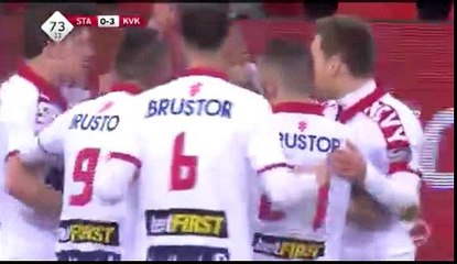 Idriss Saadi Second Goal HD - St. Lieja 0-3 Kortrijk 04.02.2017