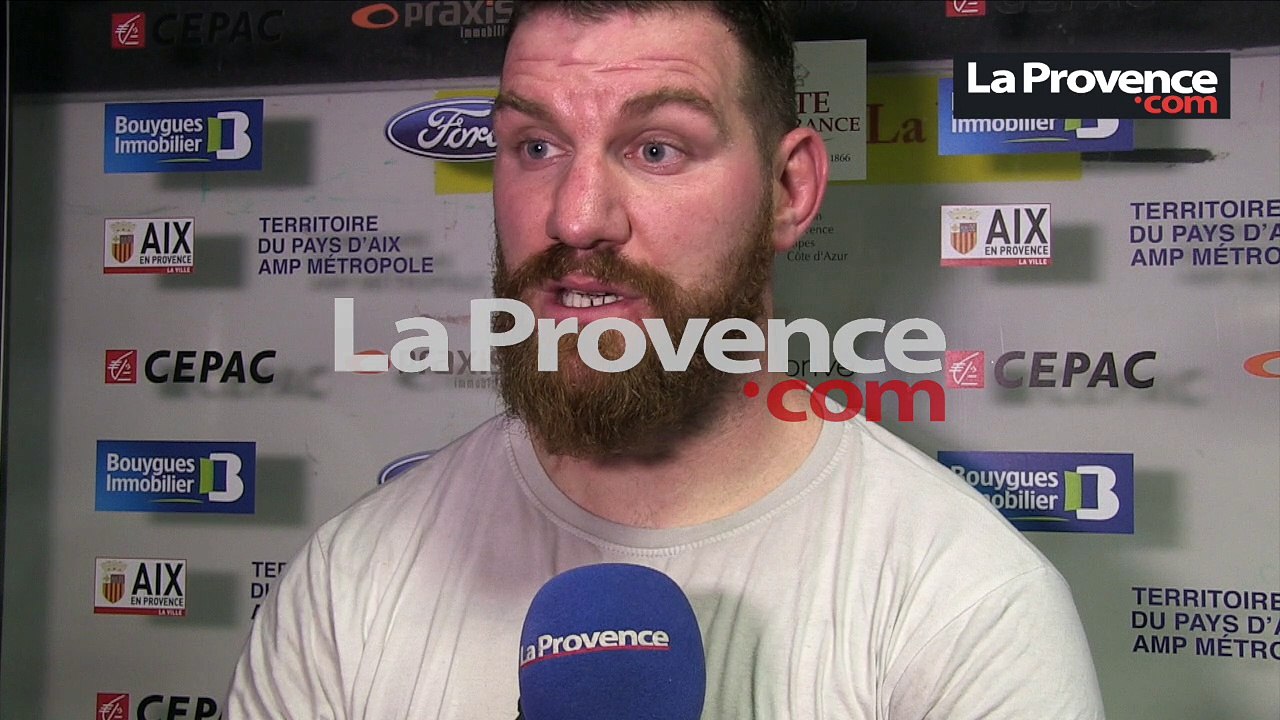 Cédric Béal (3e ligne Provence Rugby) : "La victoire est là, c'est le principal"