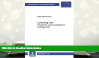BEST PDF  Contracting nach deutschem und europäischem Auftragsrecht (Europäische