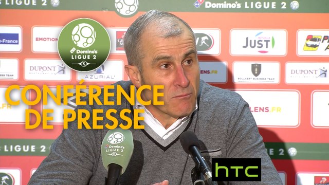 Conférence de presse RC Lens - ESTAC Troyes (0-0) : Alain CASANOVA (RCL) - Jean-Louis GARCIA (ESTAC) - 2016/2017