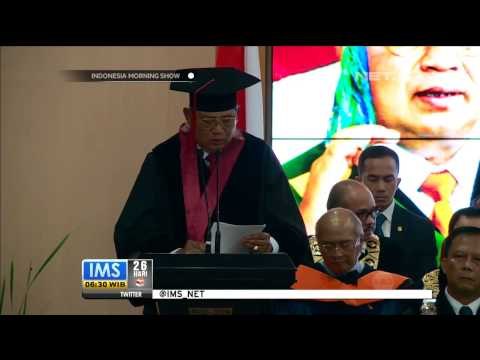 IMS - Presiden SBY Dinobatkan Menjadi Guru Besar Pertama Bidang Ketahanan Nasional