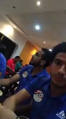 عمر جابر و كهربا و لقطة كوميدية من معسكر المنتخب