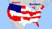 Weird Borders: State Borders of the United States of America