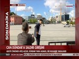 Can Dündar'a silahla saldıran saldırganın yakalanma anı