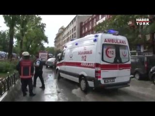 Vezneciler'de polise saldırı olay yerinden ilk görüntüler