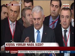 Kişisel bilgiler nasıl sızdı ? Binali Yıldırım açıkladı