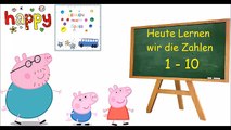 Zahlen lernen 1 bis 10 für Kinder & Kleinkinder auf Deutsch - Cartoons für Kinder zum Lernen