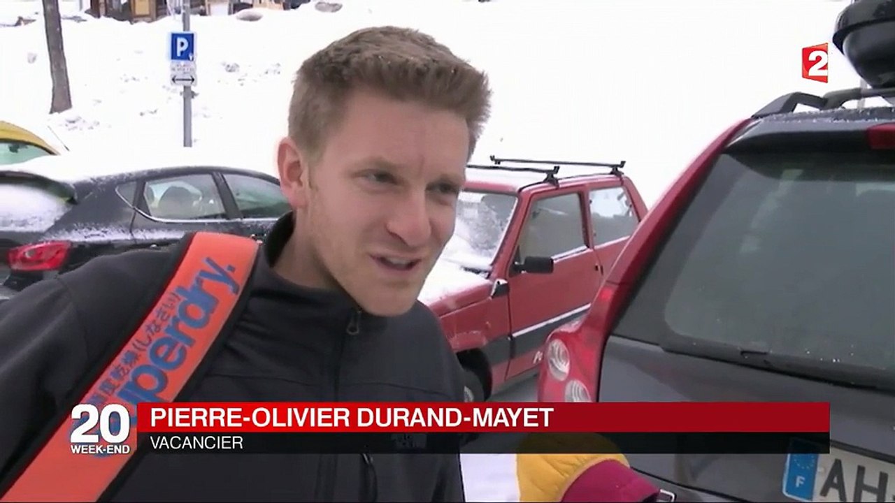 Alpes : de la neige sur la route des vacances et sur les pistes