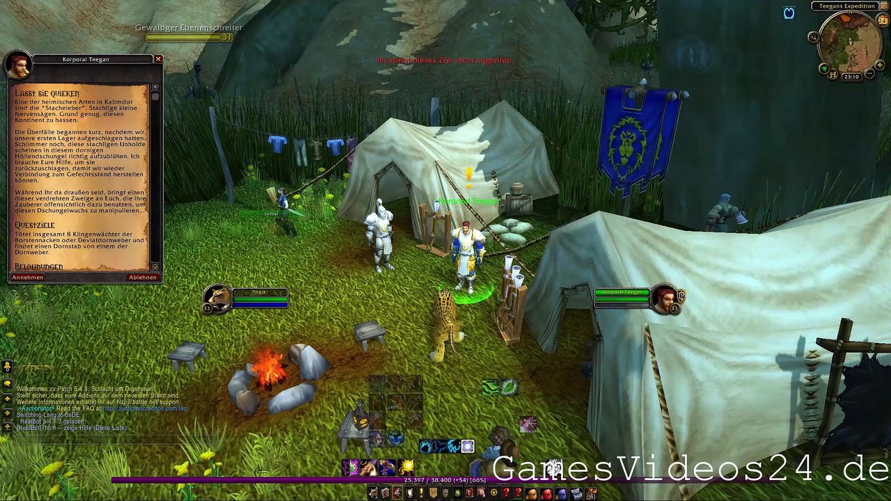 World of Warcraft Quest: Lasst sie quieken