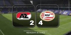 AZ Alkmaar 2-4 PSV Eindhoven - All Goals & Highlights HD - 04.02.2017 HD