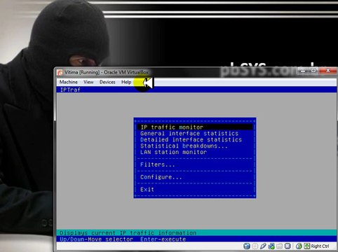 Curso DDos 08 - Instalando o iptraf para acompanhar o ataque na vítima teste de DoS