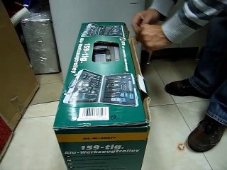 Mannesmann 29077 Alüm.Çantalı Tekerlekli Alet Seti, 159Parça