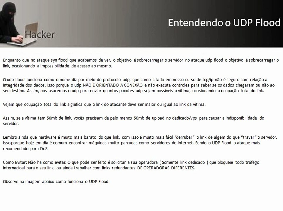 Curso DDos 11 - Entendendo o ataque udp flood